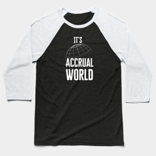 Accounting Pun Baseball T-Shirt